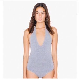 American Apparel Halter Bodysuit
